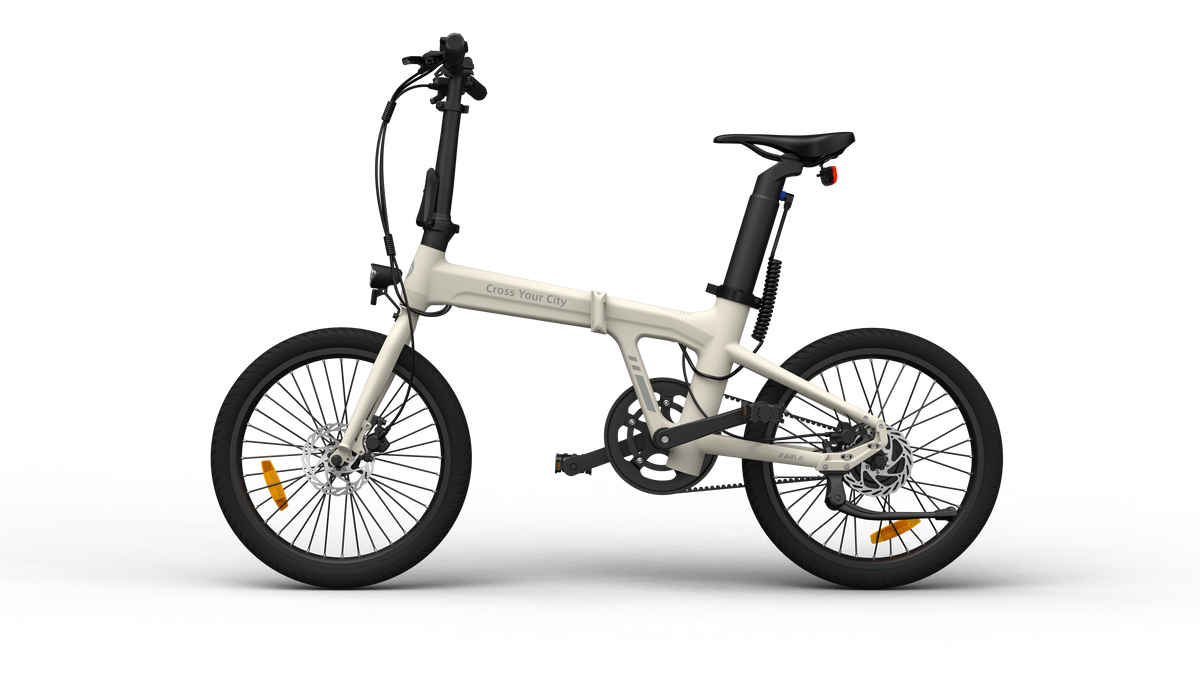 Bicicletta elettrica ADO Air 20S, e bike trasmissione a cinghia, smorzamento,Blu Bicicletta elettrica ADO Air 20S, e bike trasmissione a cinghia, smorzamento,Blu